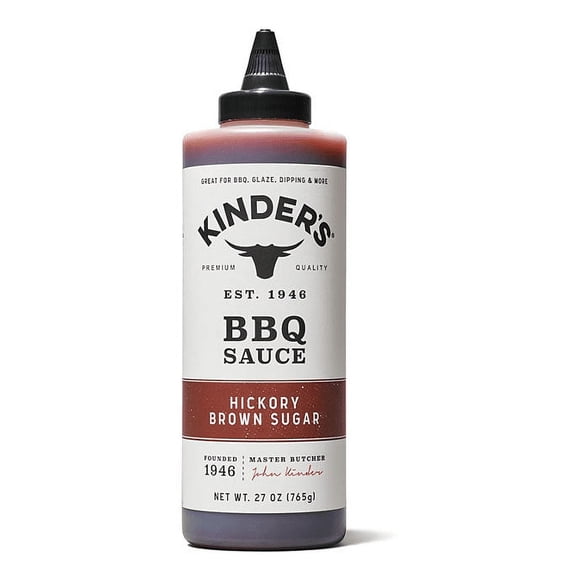 Kinder's Organic Hickory Brown Sugar BBQ Sauce, 27.5 oz