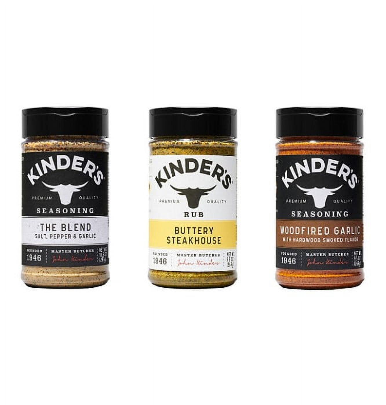 Kinder's Pantry Essentials 3pc Seasoning Set (The Blend, Buttery