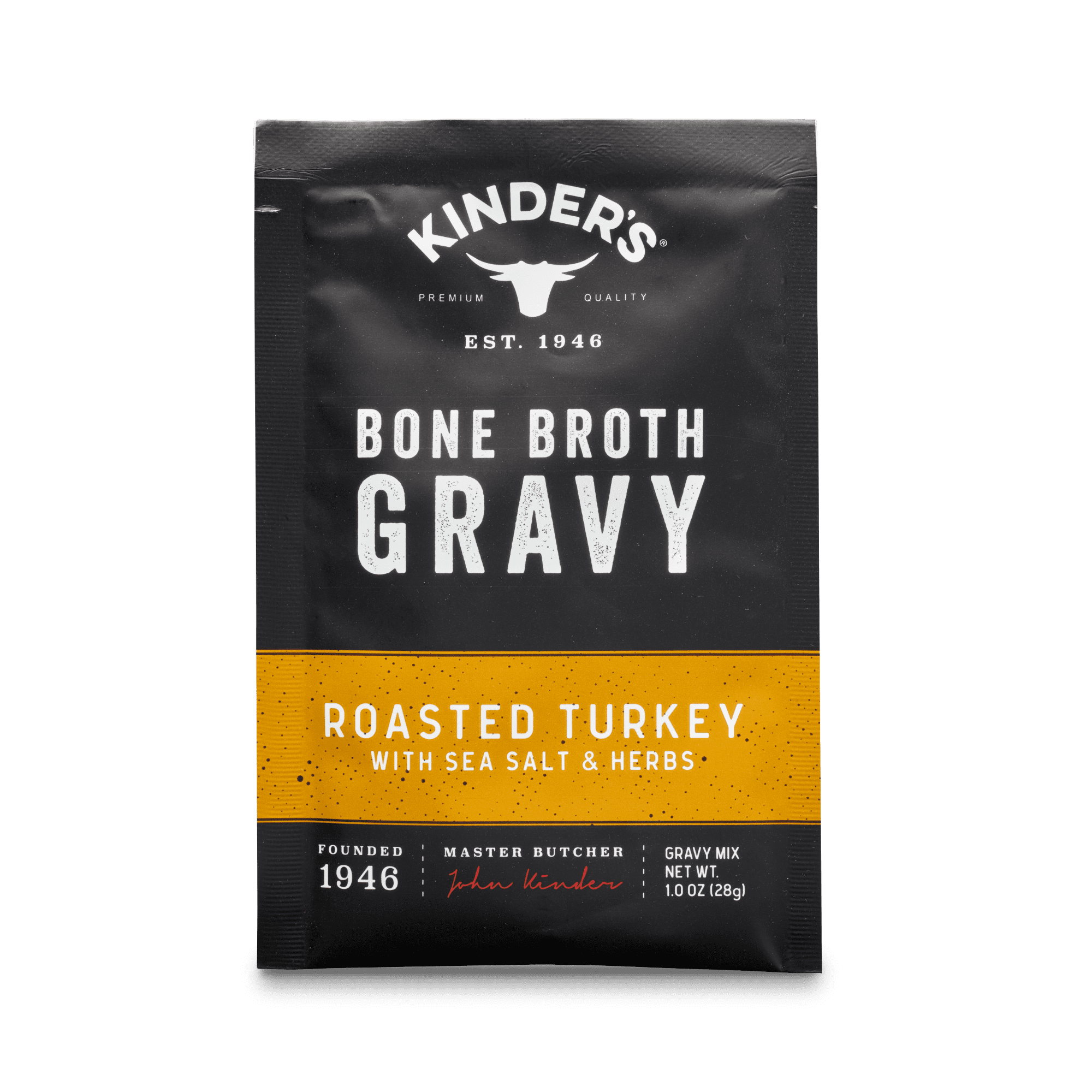 Kinder's Roasted Turkey Bone Broth Gravy Mix, 1 oz Pouch