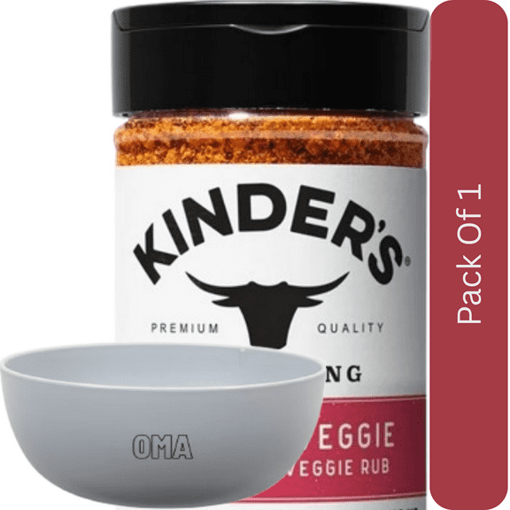 Kinder's Roasted Veggie Seasoning, 8 oz. With White Bowl By OMA