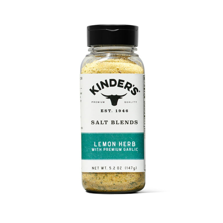 Kinder's Lemon Herb with Premium Garlic Salt Blends - 5.2 oz
