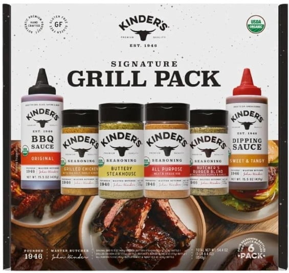 Kinder's Signature Grill Pack - 2 Sauces - 4 Seasonings