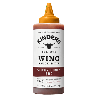 Kinder's Sticky Honey BBQ Wing Sauce, 15.8oz