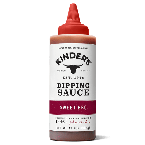 Kinder's Sweet BBQ Dipping Sauce, 13.7 oz Squeeze Bottle
