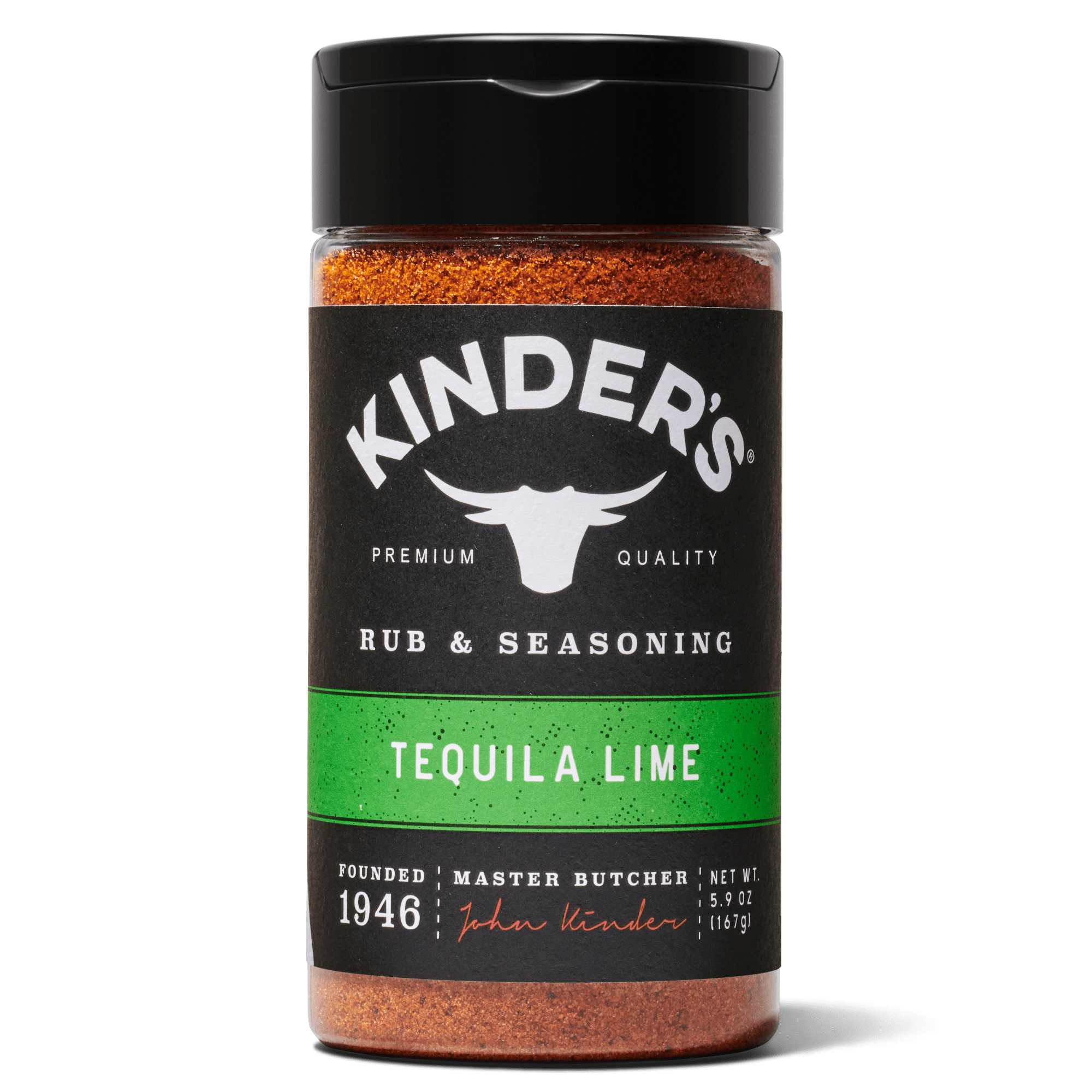 Kinder's Tequila Lime Seasoning for Grilling, 5.9 oz