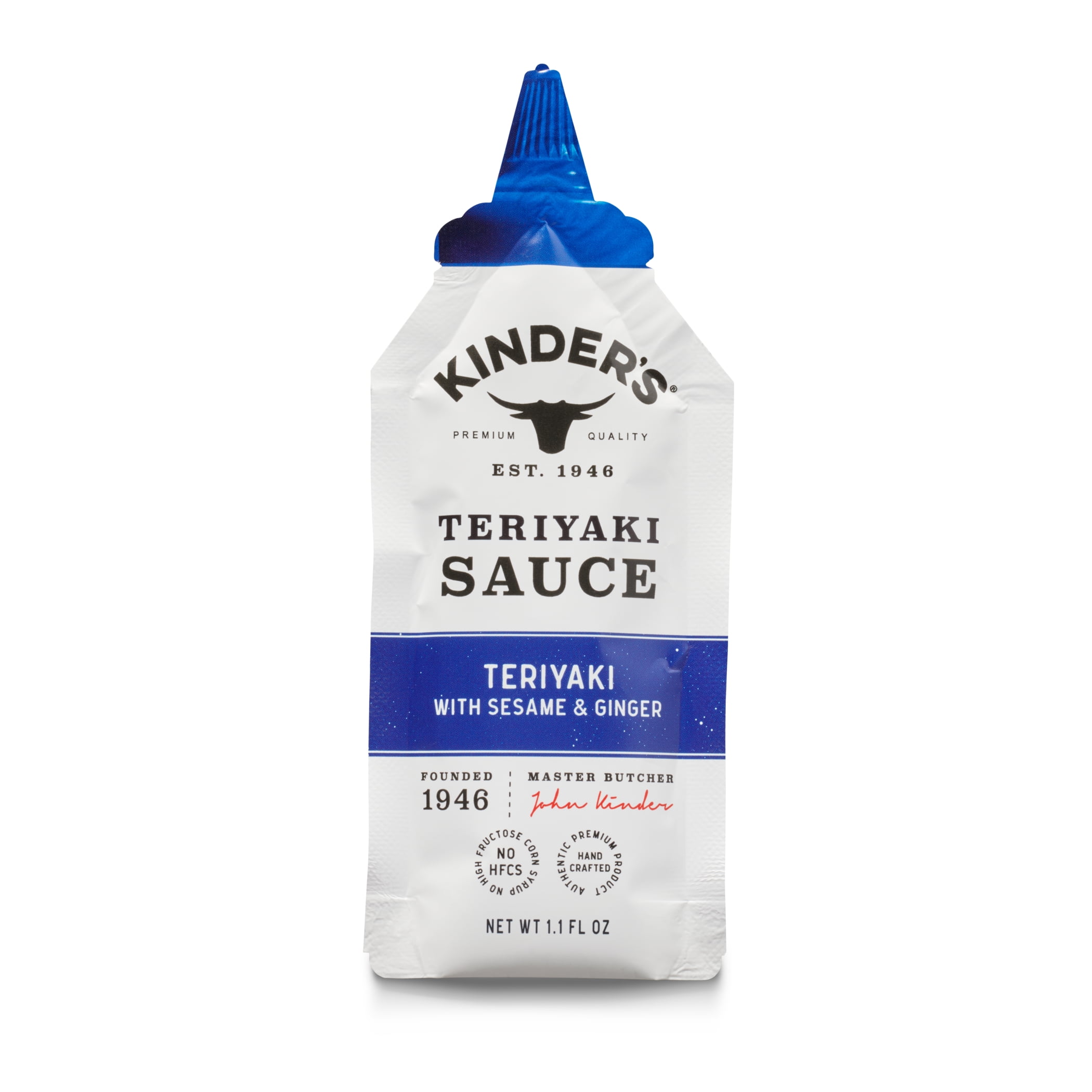 Kinder's Teriyaki Sauce for Marinating and Dipping, 1.1 oz