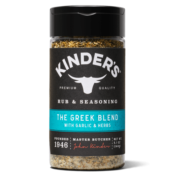 Kinder's The Greek Blend Barbecue Rub and Seasoning for Grilling, 5 oz