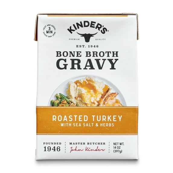 Kinder's Roasted Turkey Bone Broth Gravy Mix, 14 oz