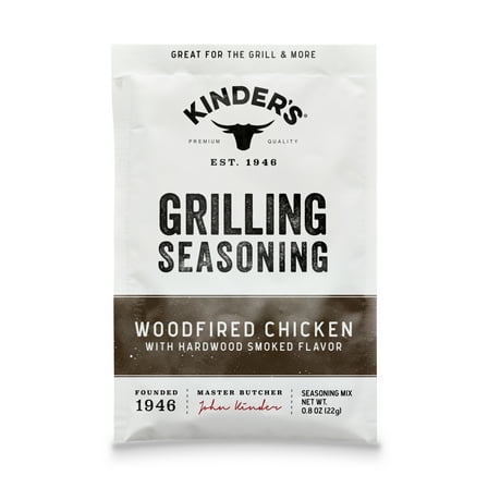 Kinder's Woodfired Chicken Seasoning, 0.8 oz Packet