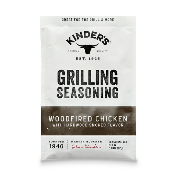 Kinder's Woodfired Chicken Seasoning, 0.8 oz Packet