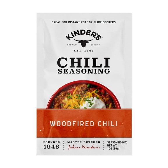 Kinder's Woodfired Chili Seasoning for Slow Cooking, 1 oz