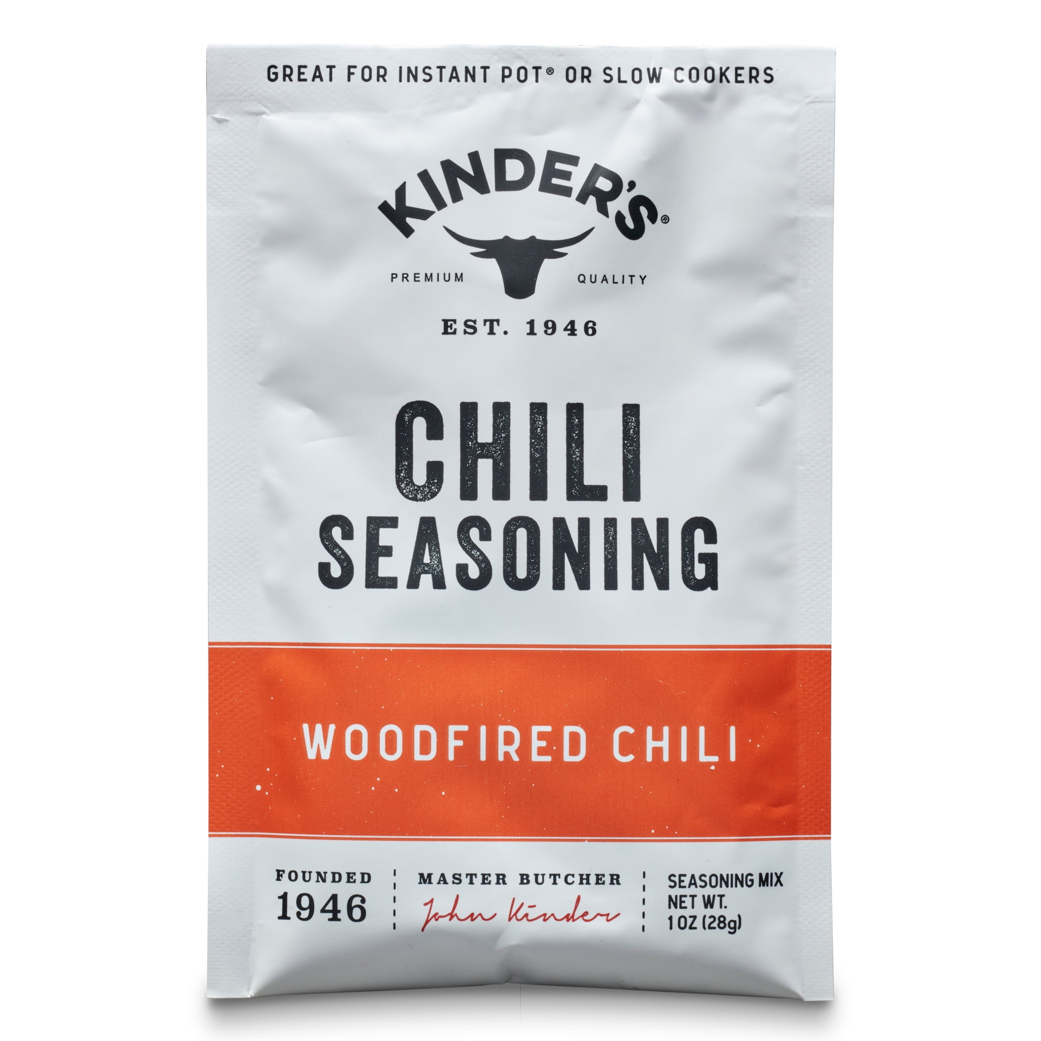 Kinder's Woodfired Chili Seasoning for Slow Cooking, 1 oz