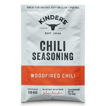 Kinder's Woodfired Chili Seasoning for Slow Cooking, 1 oz