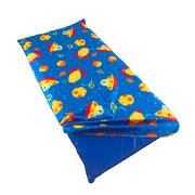 KinderMat Sheets, 100% Flannel Cotton, Full Nap Mat Washable Cover, Space Time, Regular, 47" x 22", Great for Daycare & Family Households