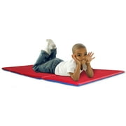 KinderMat The Original Rest Mat, 1"H x 19"W x 45"D, Blue/Red/Gray, Pre-K - Grade 1