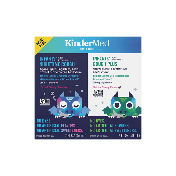 KinderMed Infants' Daytime Nighttime Cough Combo Pack