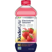 Kinderfarms KinderLyte Electrolyte Solution for Kids & Adults, Strawberry, 1 Liter