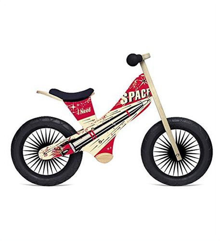 Kinderfeets retro wooden store balance bike