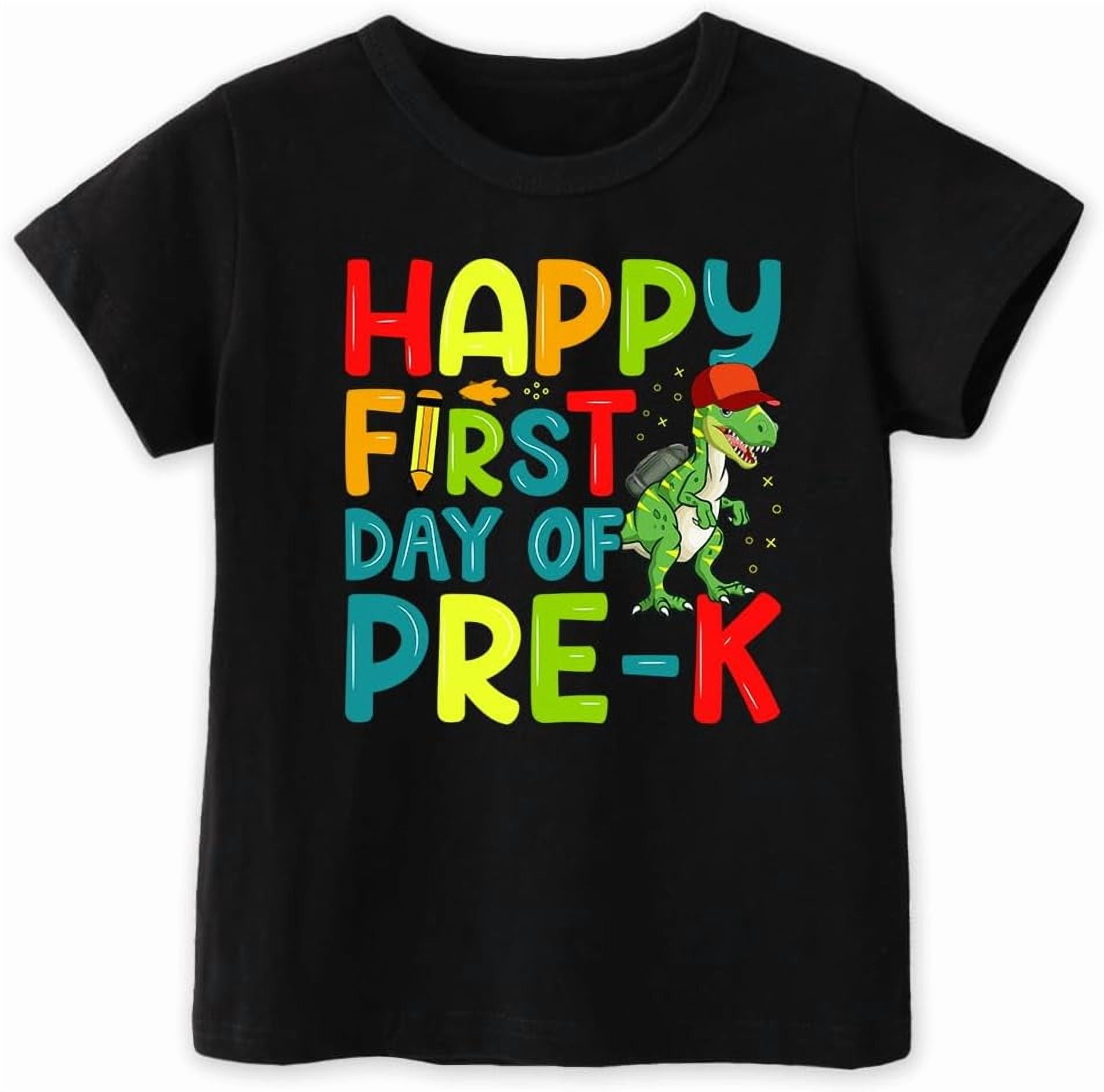 Kindergarten Back to School T-Shirt First Day of School Preschool Shirt ...