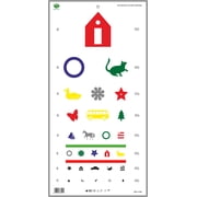 BASCH Kindergarten Colour Distance Vision Eye Chart 20 Feet
