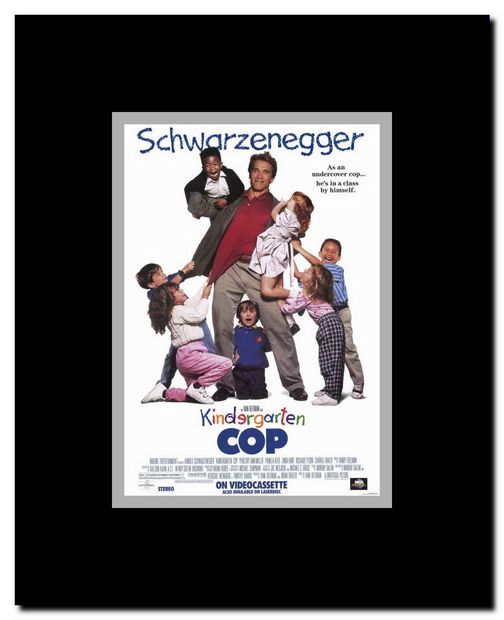 Kindergarten Cop Framed Movie Poster