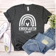 thumbnail image 1 of Kindergarten Crew T-shirt First Day Of School Shirt Kinder Tee Squad Teaching Gift Christmas Top God Teacher Tribe Team, 1 of 3