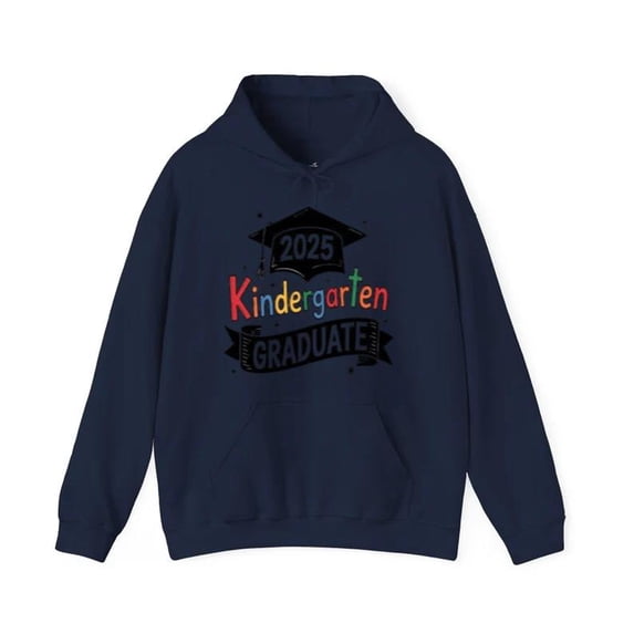 Kindergarten Grad 2025 Funny Student Graduation Achievement Last Day Hoodie, for men & women, up to size 5XL