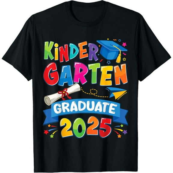 Kindergarten Graduation 2025 Pre-k Graduate Kids Boys Girls T-Shirt