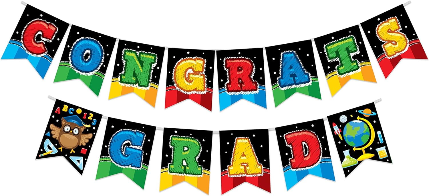 Kindergarten Graduation Banner Decorations for Kindergarten