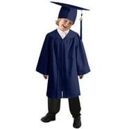 Class Act Graduation Adult Unisex Matte Graduation Cap and Gown with ...