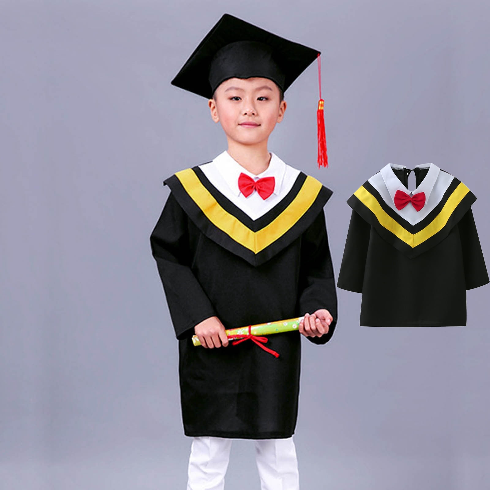 Kindergarten Graduation Gown Cap Set Graduation Gown Graduation Tassel ...