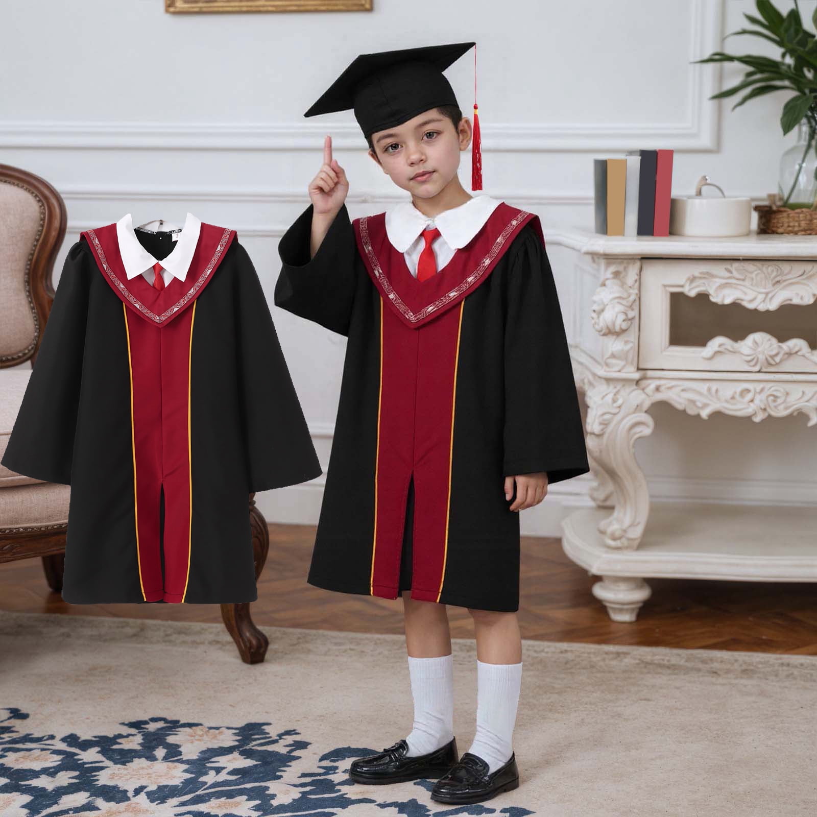 Kindergarten Graduation Gown Cap Tassel Set Graduation Cap And Gown Of ...