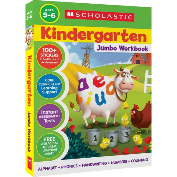 Scholastic Kindergarten Jumbo Workbook