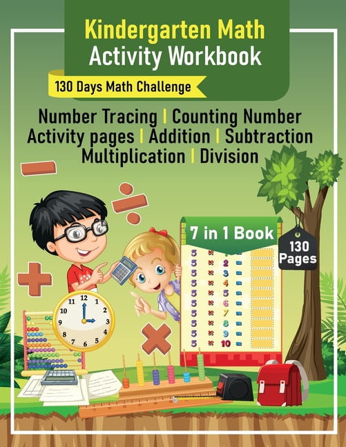 Kindergarten Math Activity Workbook Homeschool Kindergarteners