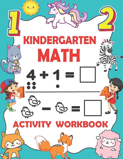 Kindergarten Math Activity Workbook : Number Tracing, Addition and ...