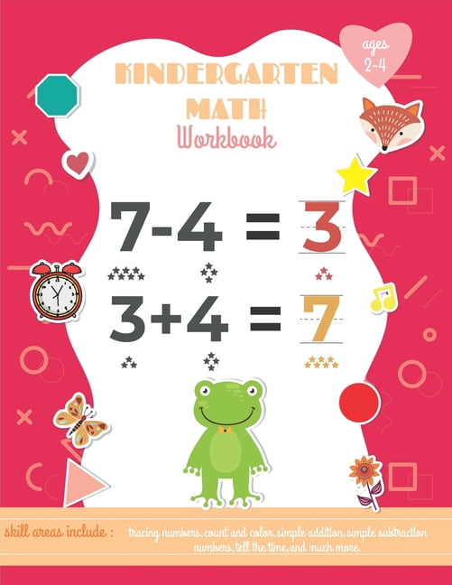 Kindergarten Math Workbook Ages 2-4: Math Activity Book For Kids ...
