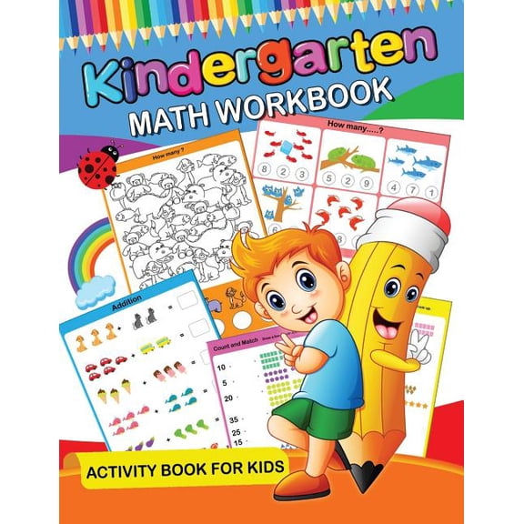 Kindergarten Math Workbook: Easy and Fun Activity Book for Kids and Preschool