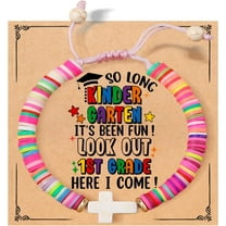 Kindergarten Preschool Pre K 2025 Graduation Bracelet Gifts for Girls Boys Kids Daughter Son Granddaughter Grandson Niece Nephew