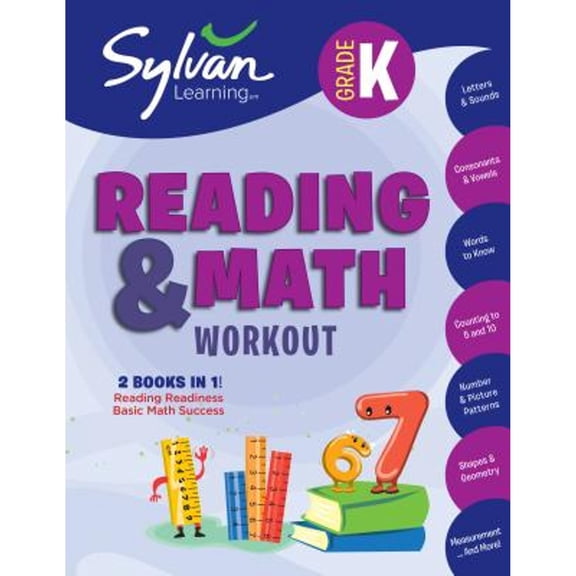 Pre-Owned Kindergarten Reading & Math Workout: Activities, Exercises, and Tips to Help Catch Up, Keep Up, and Get Ahead (Paperback) 1101881879 9781101881873