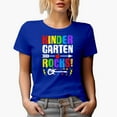 thumbnail image 1 of Kindergarten Rocks - Back-To-School or School Teacher, Royal Blue T-Shirt, Medium, 1 of 5