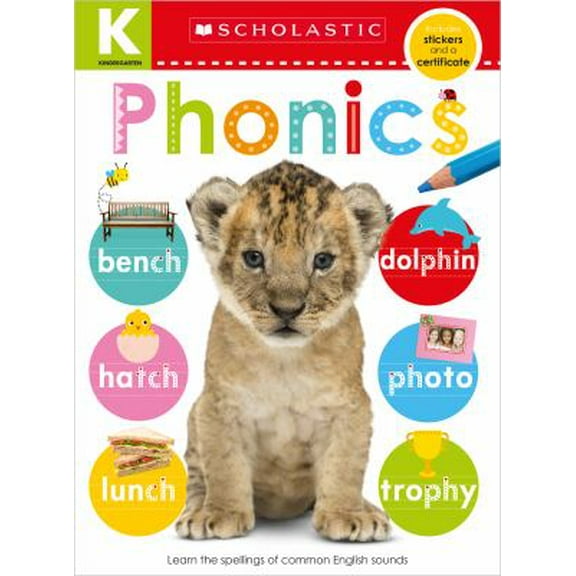 Pre-Owned Phonics Kindergarten Workbook: Scholastic Early Learners (Skills Workbook) (Paperback) 1338305042 9781338305043