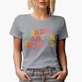 thumbnail image 1 of Kindergarten Squad, Group Name for Preschool School Teachers, Groovy Retro Wavy Text Merch Gift, Heather Grey T-Shirt, 3XL, 1 of 5