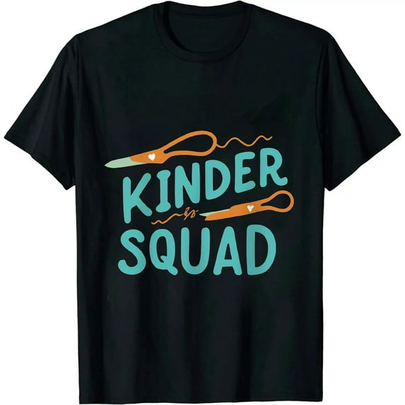Kindergarten Teacher Graphic - Kinder Squad T-Shirt