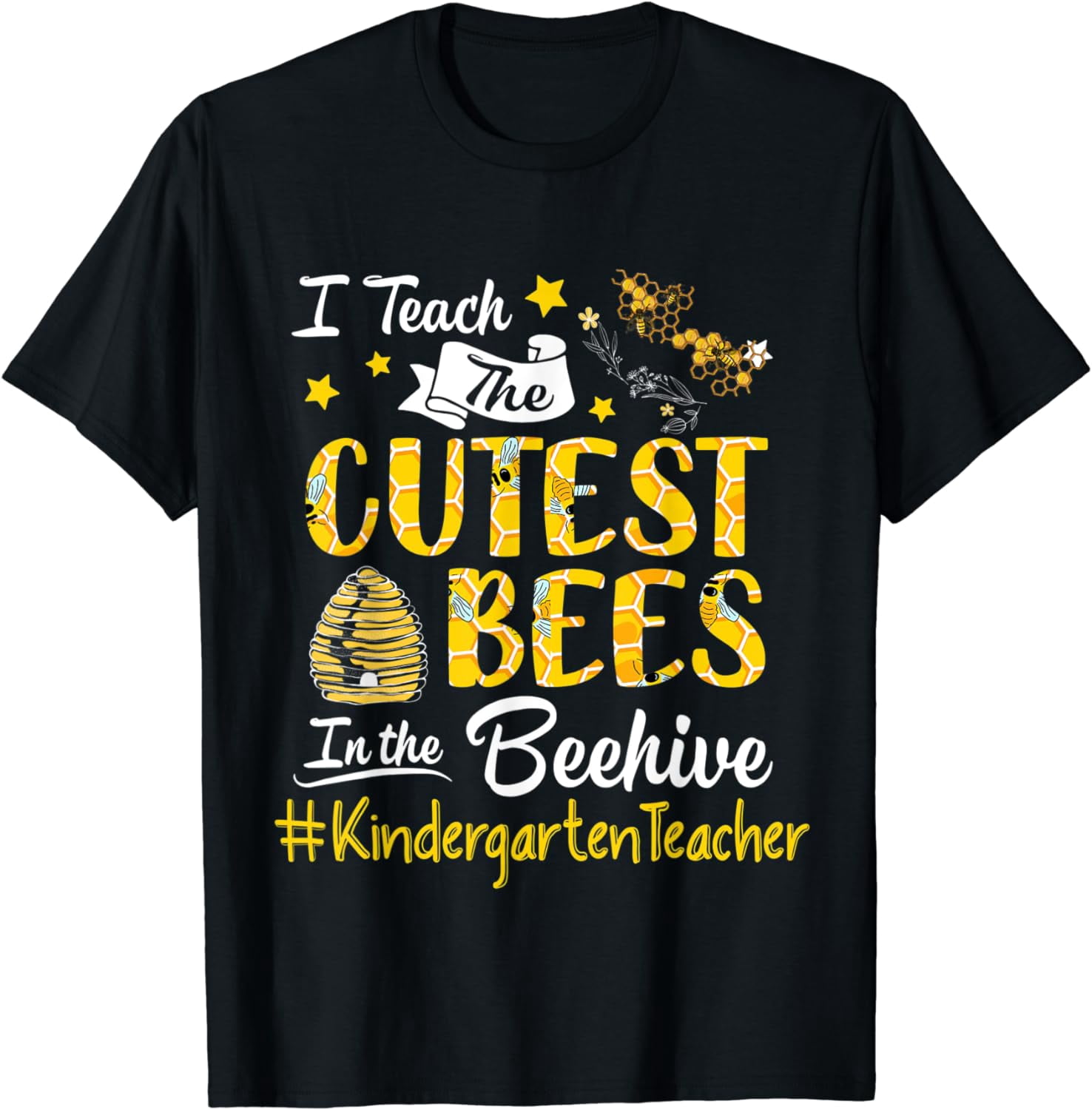 MEIKIUP Make-up-Tasche Bienen-Lehrer Geschenk – „I Teach The Cutest Bees In The Beehive“, Wasserabweisend, 23,5x17 Cm