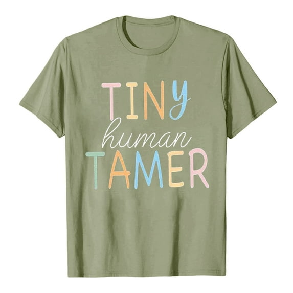 Kindergarten Teacher Lady Shirt Back to School Rainbow Preschool Teacher T Shirt Hello Kindergarten T Shirt Top Z06-Adult-Green, XXL