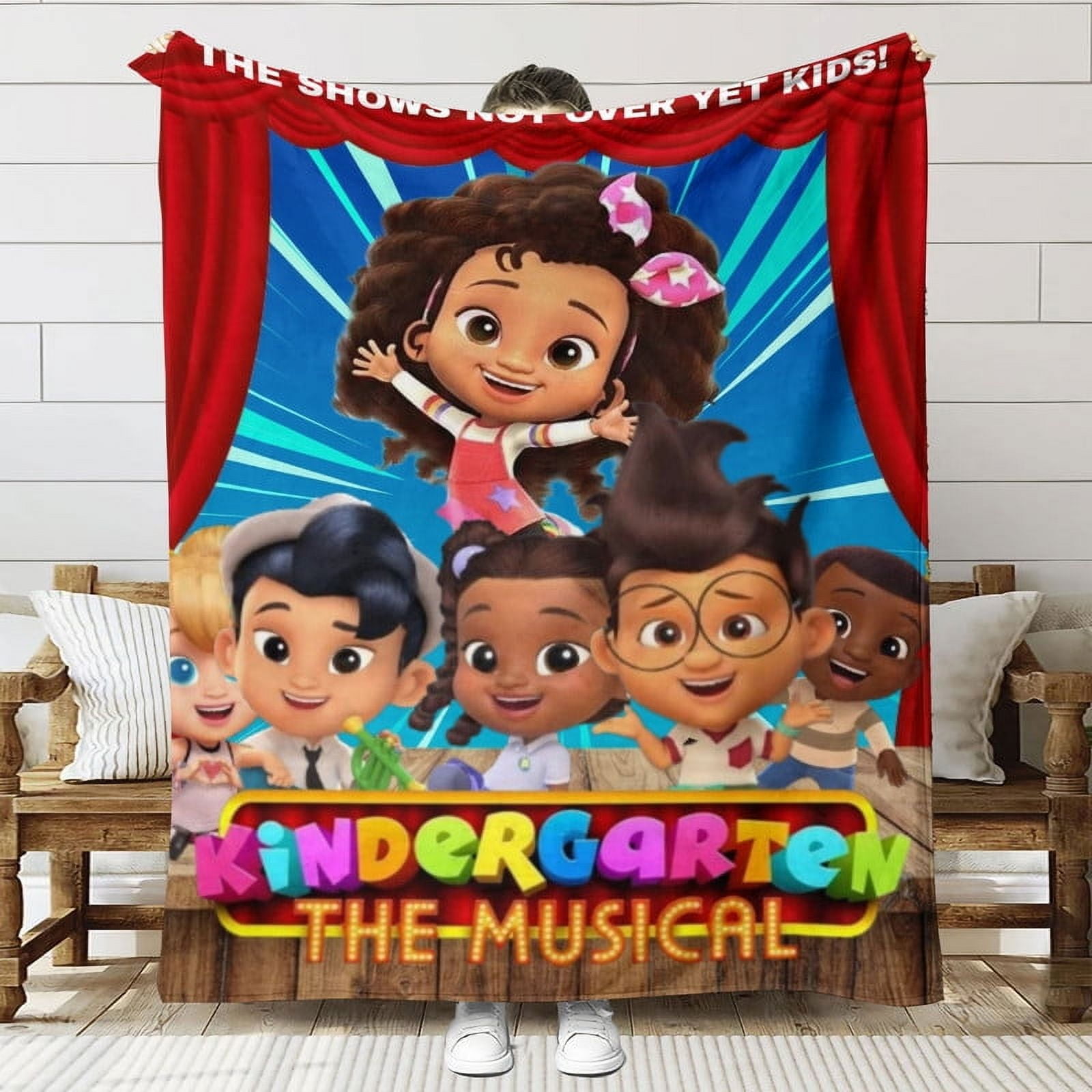 Kindergarten The Musical Throw Blanket Gifts for Fans Lover Girls Boys Women Present Hoodie Him Bed 30"x40"