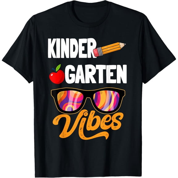 Kindergarten Vibes Adult Teachers First Day Back to School Adult T-shirt