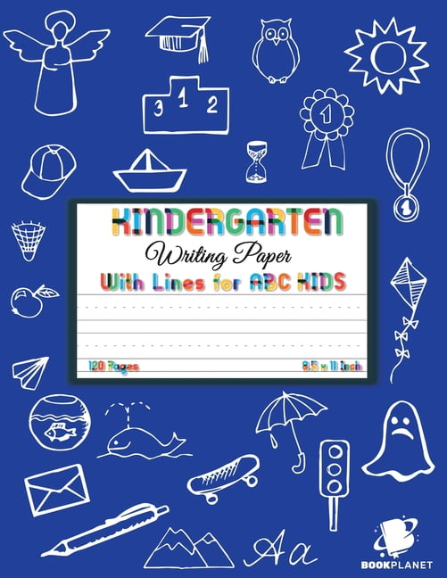 Kindergarten Writing Paper with Lines for ABC KIDS : 120 Blank Handwriting  Practice Paper with Dotted Lines - Kindergarten, First And Second Grade  Students. Learning Cursive Writing For Beginners (Handwriting For  Kindergarten