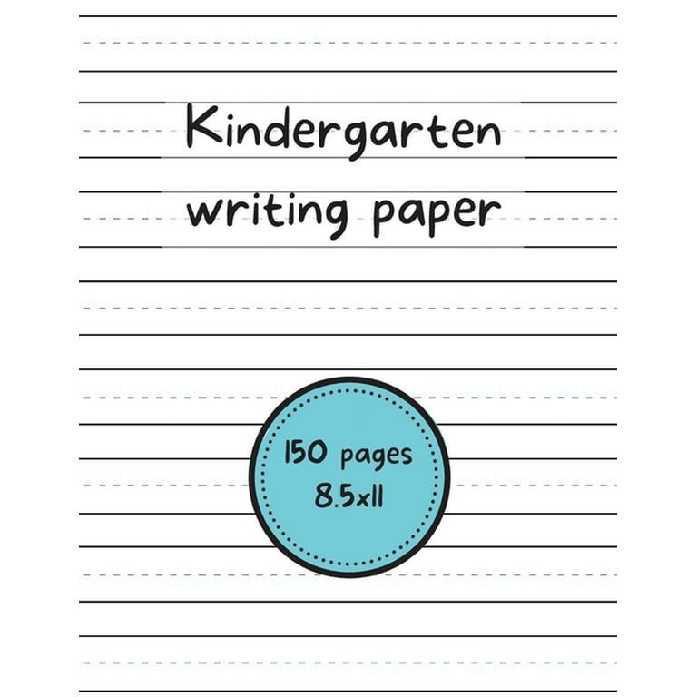 Kindergarten writing paper (Paperback)