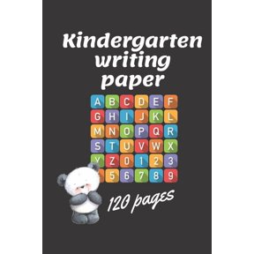 Kindergarten writing paperbook Ages 3-5: Trace Letters: Alphabet Handwriting Practice workbook for kids (Paperback)